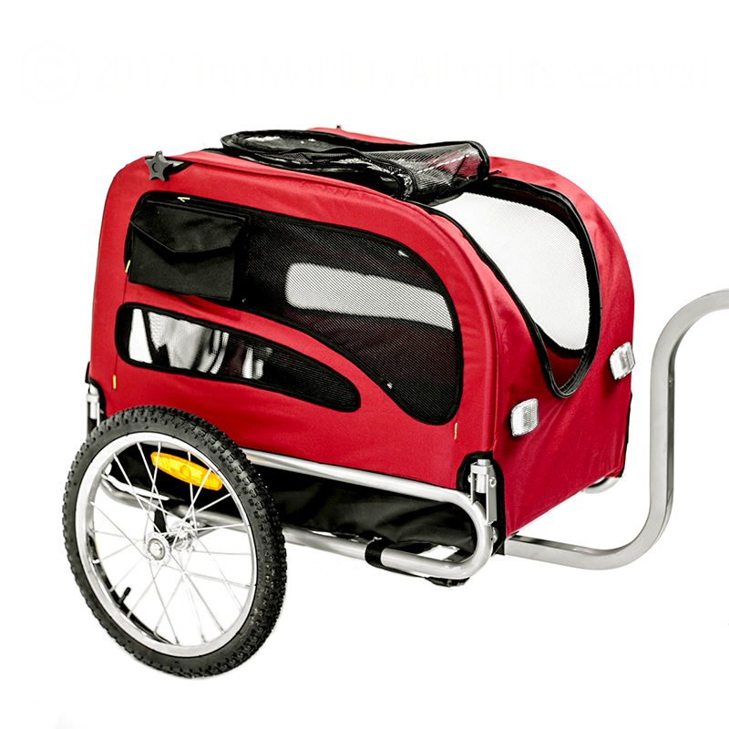 E2820 Mobility Scooter & Bicycle Fast Connect Dog Trailer Pet Trailer