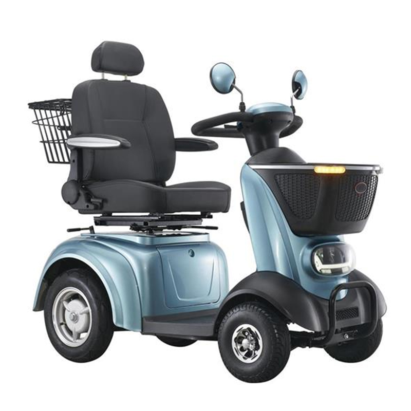 SCE-340-2 CE Approved Long Range Large Powerful Electric 4-Wheel Mobility Scooter