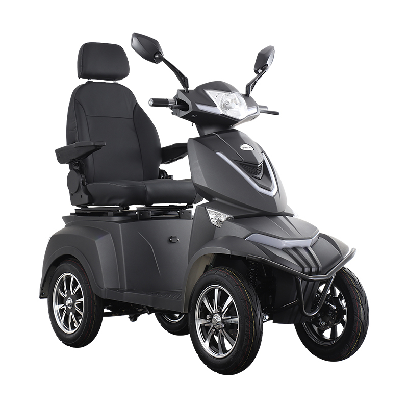 T408-3-4 CE Approved All Terrain Heavy Duty Powerful Long Range Off Road Electric 4-Wheel Mobility Scooter